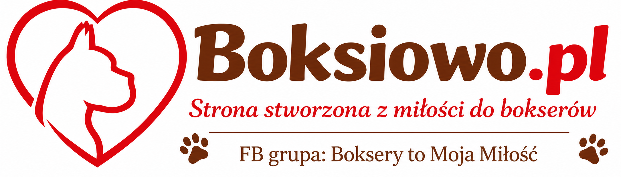 logo boksiowo miłość do boksiów